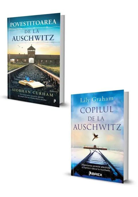 Coperta cărții Pachet Copilul de la Auschwitz + Povestitoarea de la Auschwitz. Set 2 carti