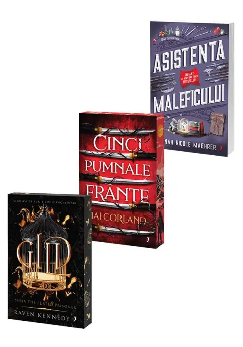 Coperta cărții Pachet Gild + Cinci Pumnale Frante + Asistenta Maleficului. Set 3 carti
