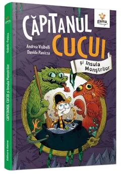Coperta cărții Capitanul Cucui si insula monstrilor