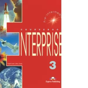 Coperta cărții Curs limba engleza Enterprise 3 Manualul elevului