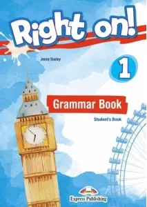 Coperta cărții Curs engleza Right on! 1 Grammar Book Student's Book cu Digibook App