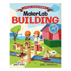 Coperta cărții Little Leonardo's MakerLab Building