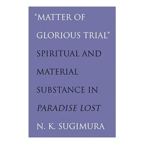 Coperta cărții "Matter of glorious trial"