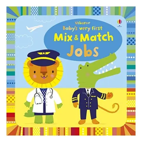 Coperta cărții Mix and Match Jobs, Fiona Watt, Stella Baggott