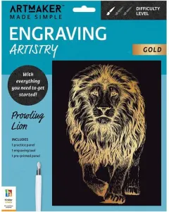 Coperta cărții Art Maker Made Simple Engraving Artistry: Prowling(...)