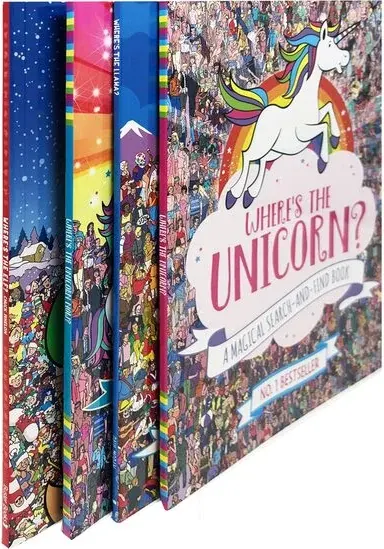 Coperta cărții Wheres The Unicorn 4 Book Collection