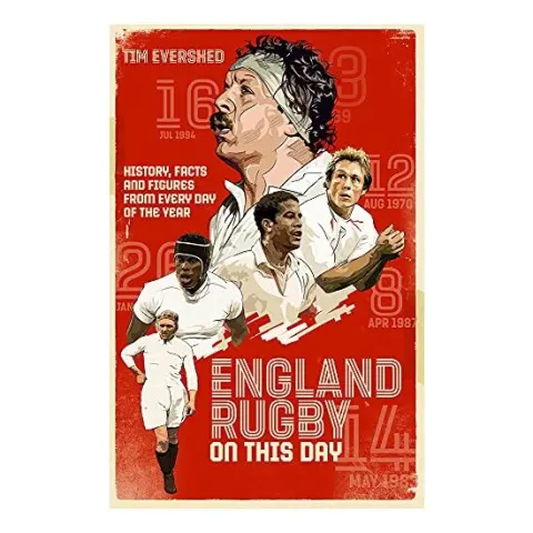 Coperta cărții England Rugby on This Day, Tim Evershed