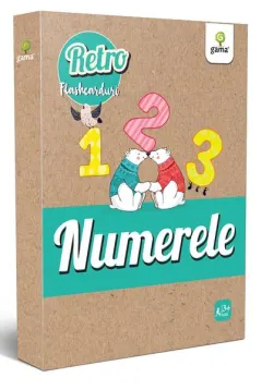 Coperta cărții Numerele. Retro flashcarduri