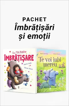 Coperta cărții Pachet Îmbrățișări și emoții. Cea mai bună îmbrățișare/Te voi iubi mereu - Smriti Halls
