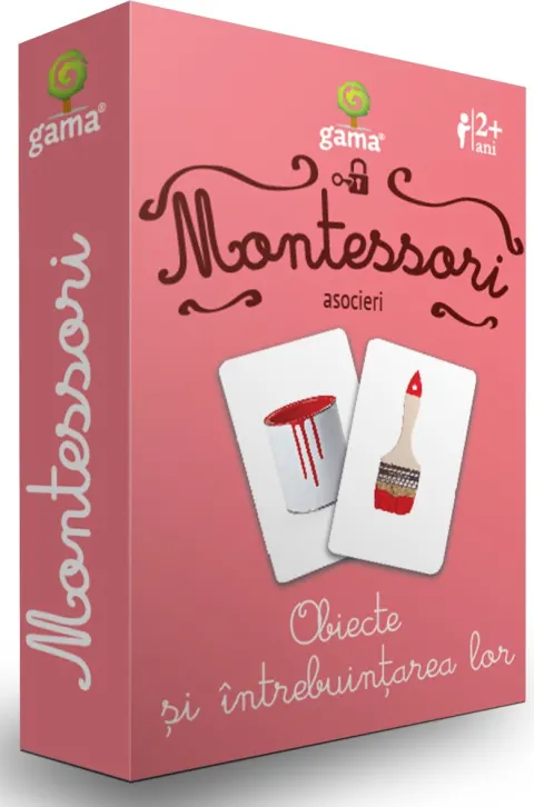 Coperta cărții Montessori. Asocieri - obiecte si intrebuintarea lor