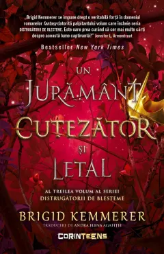 Coperta cărții Un juramant cutezator si letal (seria Distrugatorii de blesteme, vol. 3)