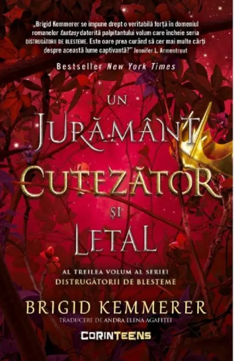 Coperta cărții Un juramant cutezator si letal (seria Distrugatorii de blesteme, vol. 3)