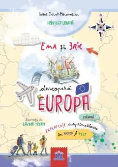 Coperta cărții Ema si Eric descopera Europa