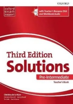 Coperta cărții Solutions 3E Pre-Intermediate Teacher's Pack