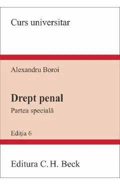 Coperta cărții Drept penal. Partea speciala Ed.6