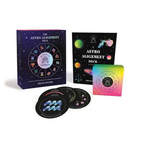Coperta cărții MYSTIC MONDAYS - THE ASTRO ALIGNMENT DECK A Deck and Guidebook for Celestial Connection