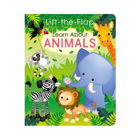Coperta cărții Lift-the flap all about animals