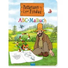 Coperta cărții Carte de colorat Pettersson und Findus ABC-Malbuch