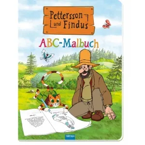 Coperta cărții Carte de colorat Pettersson und Findus ABC-Malbuch
