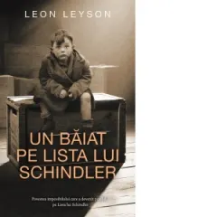 Coperta cărții Un baiat pe lista lui Schindler