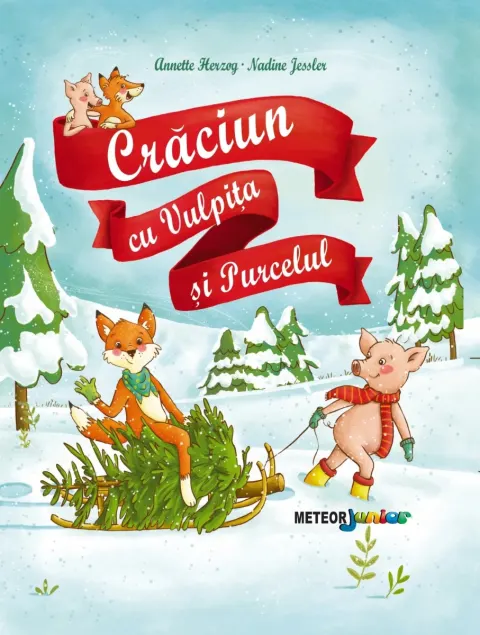 Coperta cărții Crăciun cu Vulpița și Purcelul
