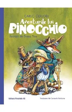 Coperta cărții Aventurile lui Pinocchio