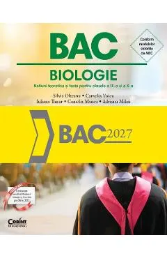Coperta cărții Bacalaureat 2027. Biologie - Clasele 9-10 - Silvia Olteanu, Camelia Voicu, Iuliana Tanur, Camelia Manea, Adriana Mihai