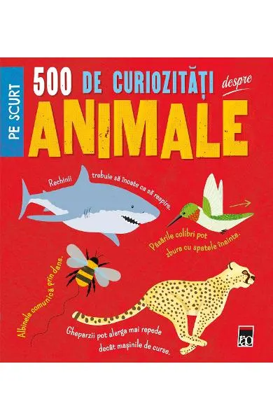 Coperta cărții 500 de curiozitati despre animale