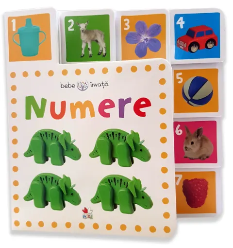 Coperta cărții Numere. Bebe Invata |