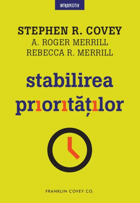 Coperta cărții Stabilirea prioritatilor