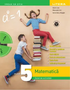 Coperta cărții Matematica. Caiet de activitati. Clasa a V-a