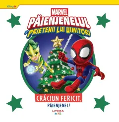 Coperta cărții Disney Marvel. Paienjenelul si prietenii lui uimitori. Craciun fericit, Paienjenel!