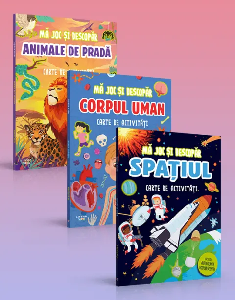 Coperta cărții Pachet Ma joc si descopar (3 carti)