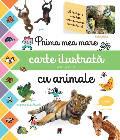 Coperta cărții Prima mea mare carte ilustrată cu animale