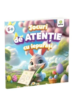 Coperta cărții Jocuri de atentie cu iepurasi