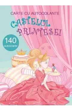 Coperta cărții Castelul printesei. Carte cu autocolante