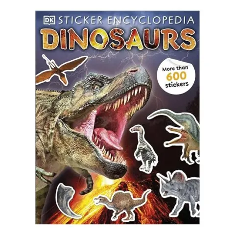 Coperta cărții Sticker Encyclopedia Dinosaurs, DK Publishing