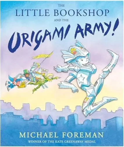 Coperta cărții The Little Bookshop and the Origami Army!