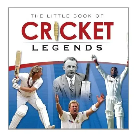 Coperta cărții The Little Book of Cricket Legends