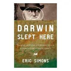 Coperta cărții Darwin slept here, Eric Simons