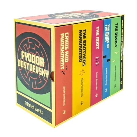 Coperta cărții Fyodor Dostoevsky - Selected Works - 6 Books Collection Box Set