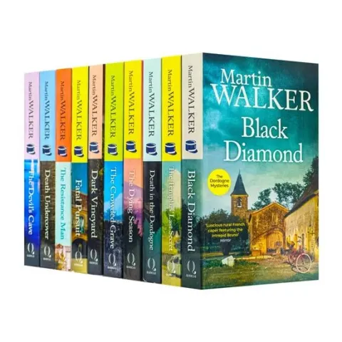 Coperta cărții Martin Walker Bruno, Chief of Police Dordogne Mysteries Series 10 Books Collection Set (Dark Vineyard, Fatal Pursuit, The Resistance Man, Death Undercover, The Devil's Cave & MORE!)