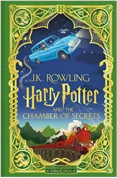 Coperta cărții Harry Potter and the Chamber of Secrets – MinaLima Edition
