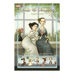 Coperta cărții Sense & Sensibility, Nancy Butler, Jane Austen, Sonny Liew