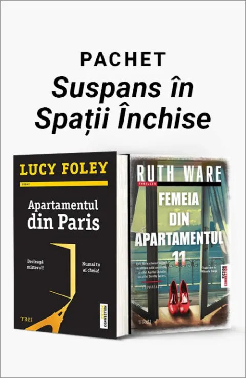 Coperta cărții Pachet Suspans în Spații Închise. Apartamentul din Paris/Femeia din apartamentul 11 - Lucy Foley