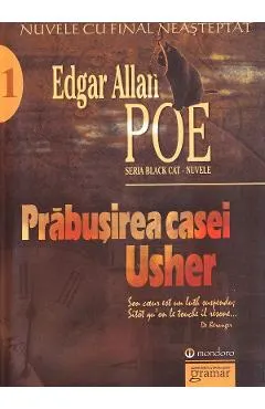 Coperta cărții Prabusirea casei Usher. Nuvele