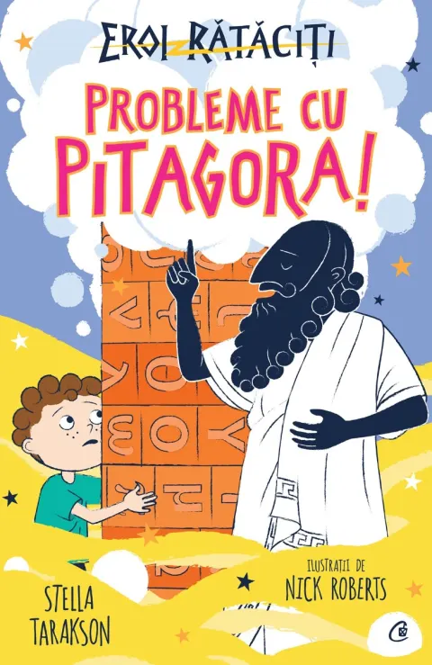 Coperta cărții Eroi rătăciți. Probleme cu Pitagora!
