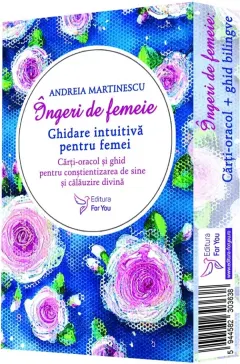 Coperta cărții Ingeri de femeie. Set carti-oracol bilingve + ghid