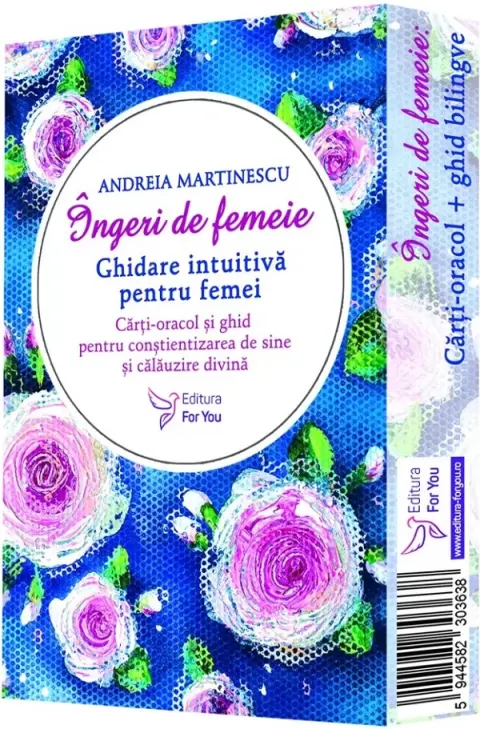 Coperta cărții Ingeri de femeie. Set carti-oracol bilingve + ghid