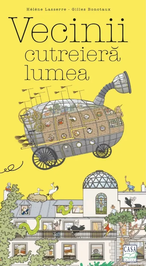 Coperta cărții Vecinii cutreiera lumea